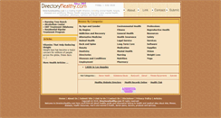 Desktop Screenshot of directoryhealthy.com